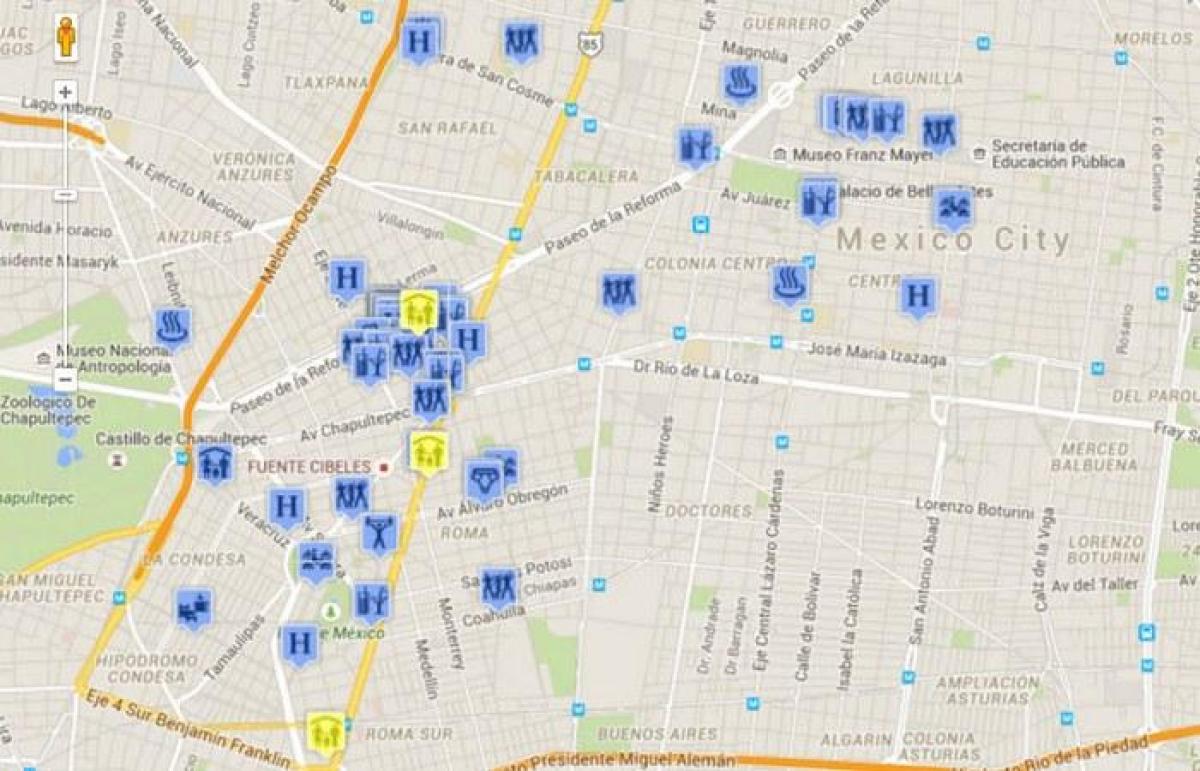gay peta Kota Meksiko