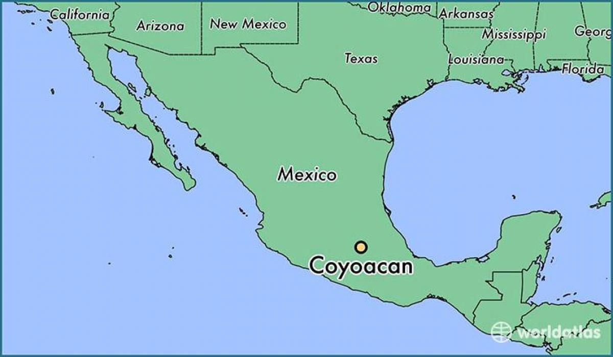 coyoacan peta Mexico City