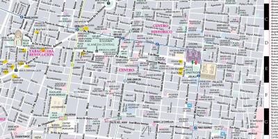 Peta jalanan Mexico City