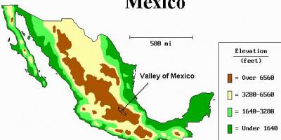 Peta dari lembah Meksiko