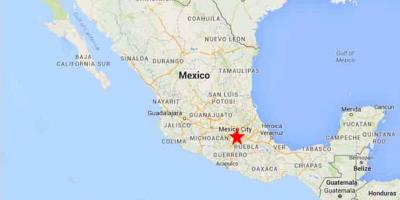 Ibukota Meksiko peta