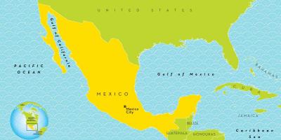 Peta Kota Meksiko